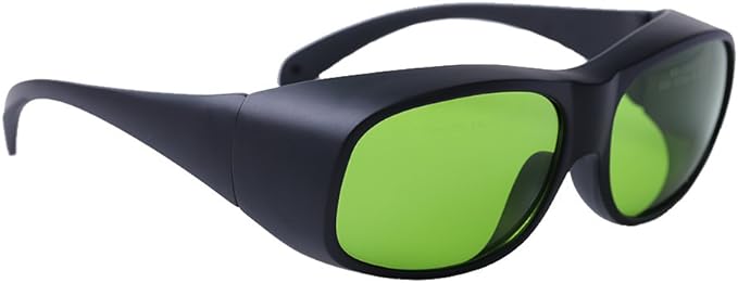 Laser Safety Glasses, Absorption Type of Laser Protective Glasses Diode, Nd:yag Laser Protection Glasses 808nm,908nm,980nm,1064nm Laser Light and Laser Engraver Cutter Safety Glasses.