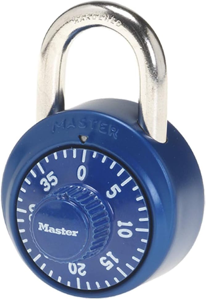Master Lock Stainless Steel 48 mm (1-7/8 in) Combination Lock, 19 mm (3/4 in) shackle