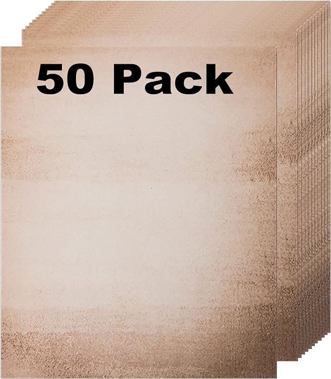 50 Pack Decorative Vintage Paper | Vintage Stationary Paper | Use for Creating Timeless Writing, Drawing, Sketches, Painting Projects | Ink Jet and Laser Printer Friendly | 8.5 x 11 Inches 50 Sheets