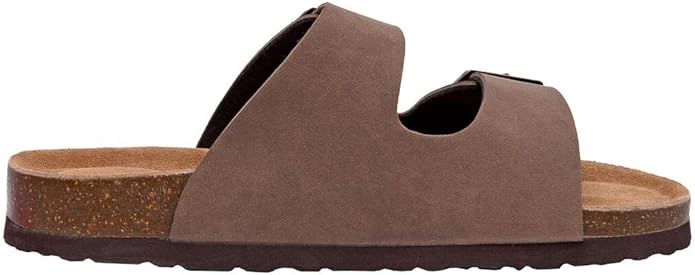 CUSHIONAIRE Women's Lane Cork Footbed Sandal With +Comfort,