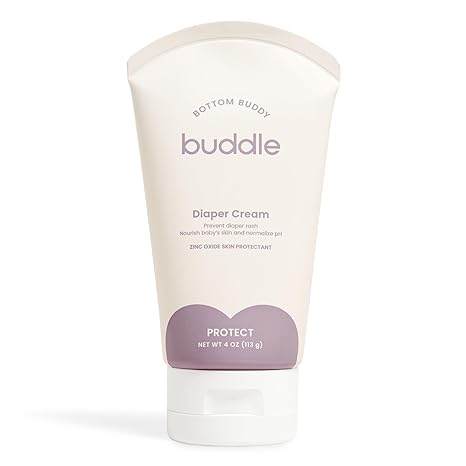 Buddle Bottom Buddy Diaper Cream - Gentle On Sensitive Skin, Pediatric & Dermatologist Tested, No Added Parabens or Fragrances - (4oz)