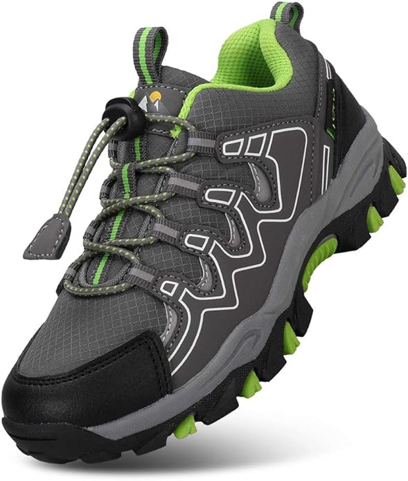 UOVO Boys Shoes Boys Sneakers Boys Tennis Running Shoes Waterproof Hiking Shoes Kids Athletic Outdoor Sneakers Slip Resistant(Little/Big Boys)