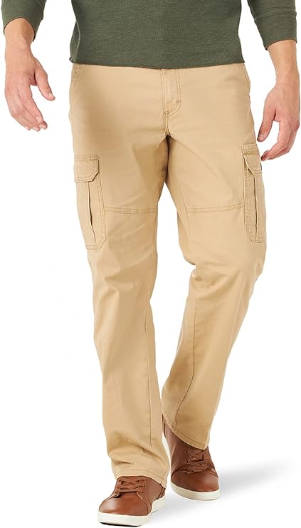 Wrangler Authentics Men's Relaxed Fit Stretch Cargo Pant