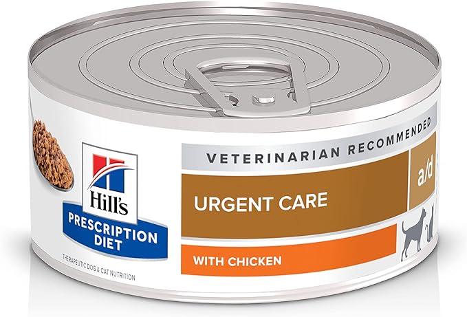 Hill's Prescription Diet a/d Urgent Care Wet Dog and Cat Food, Veterinary Diet, 5.5 oz. Cans, 24-Pack