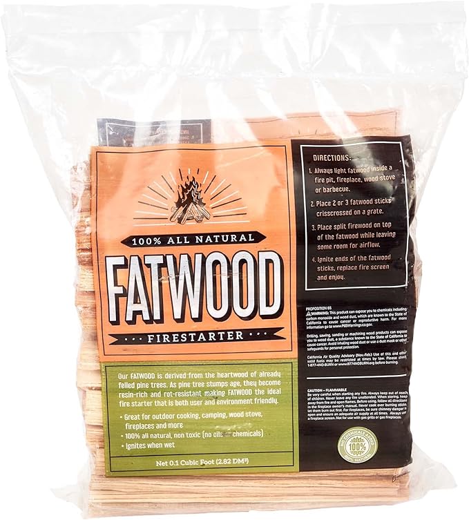100% All Natural Fatwood Firestarter - 4 Pounds