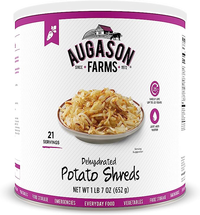 Augason Farms Dehydrated Potato Shreds 1 lb 7 oz (pack of 1)